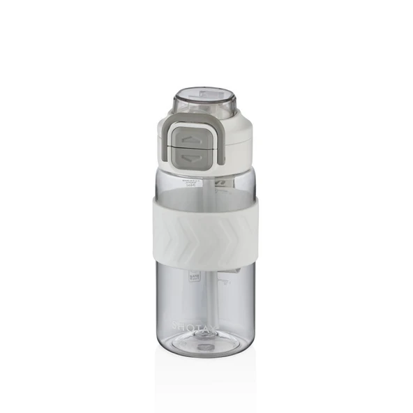 Shotay Direction Su Matarası Tritan Beyaz 600Ml ürün görseli 1