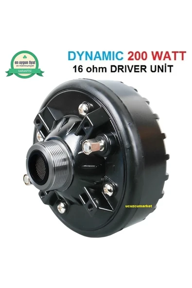 200 Watt 16 Ohm DYNAMIC DRIVER UNİT ürün görseli 1