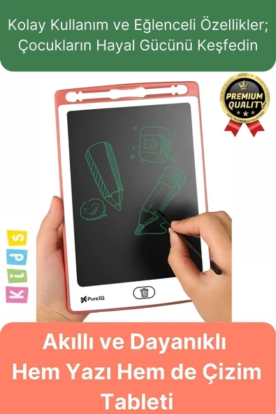 Kolay Kullanım Dayanıklı Lcd Ekranlı Kalemli Dijital Akıllı Çocuk Yazı Boyama Çizim Tableti 8,5 Inç ürün görseli 1