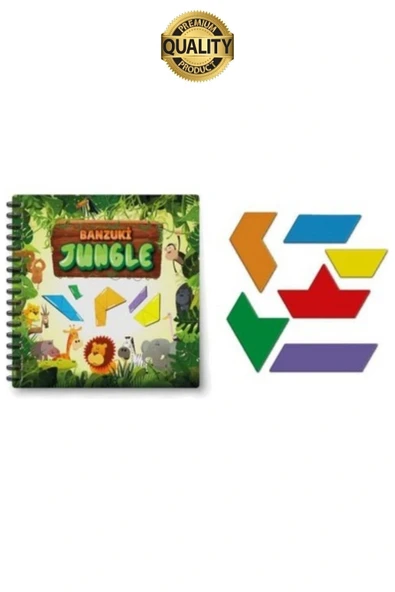 Jungle Eşleştirme Dikkat Oyunu El Beceri Temel Motor Gelişim Öğretici Eğitici Kutulu Zeka Oyunu ürün görseli 1