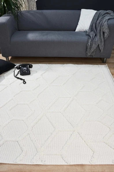 Apex Halı Vesta 9522 Beyaz 160X230 ürün görseli 1