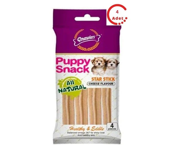 Gnawlers Köpek Ödülü Star Stick Peynir Aromalı 4'lü Paket x 4 Adet ürün görseli 1