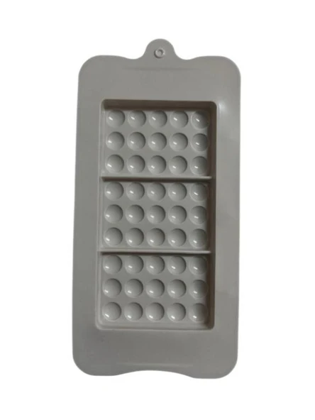 SİLİKON ÇİKOLATA KALIBI KARE 21*11 CM - Resim 2