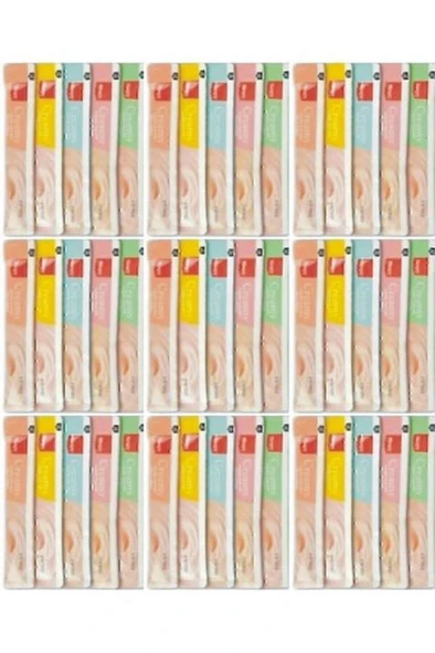 Wanpy Creamy Cat Treat Karışık Krema Sıvı Kedi Ödül Maması 45 Adet X 14 Gram ürün görseli 1