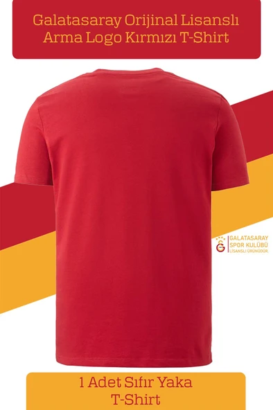 Galatasaray Orijinal Lisanslı Arma T-Shirt - Resim 2