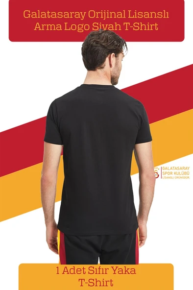 Galatasaray Orijinal Lisanslı Arma T-Shirt - Resim 6