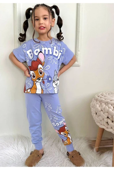 KISA KOLLU TSHIRT  Pijama Takımı 2'Lİ TAKIM ürün görseli 1