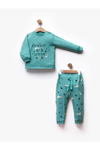 2'Li Unisex Bebek Çocuk Pijama Takım ürün görseli 1