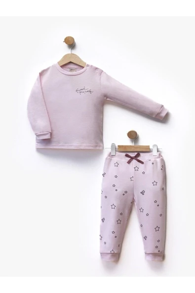 2'Li Unisex Bebek Çocuk Pijama Takım ürün görseli 1