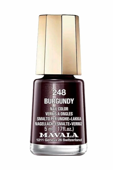 Mavala Mini Oje No:248 Burgundy 5 ml ürün görseli 1