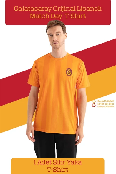 Galatasaray Orijinal Lisanslı Match Day T-Shirt ürün görseli 1