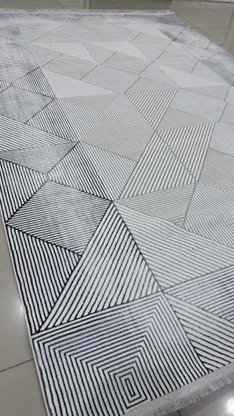 Safyün Halı Kadife KF464 Gri 200 x 290 ürün görseli 1