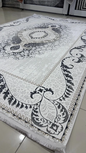 Safyün Halı Kadife KF514 Gri 200 x 290 ürün görseli 1