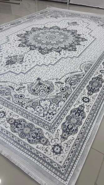 Safyün Halı Kadife KF500 Gri Mavi 200 x 290 ürün görseli 1