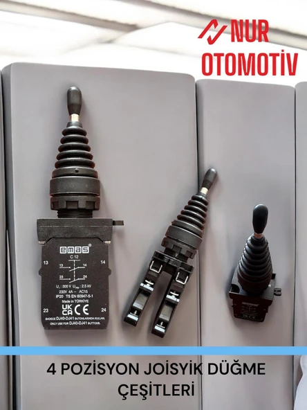 EMAS C PLASTİK 4 POZ DÖNÜŞLÜ JOYİSTİK ürün görseli 1