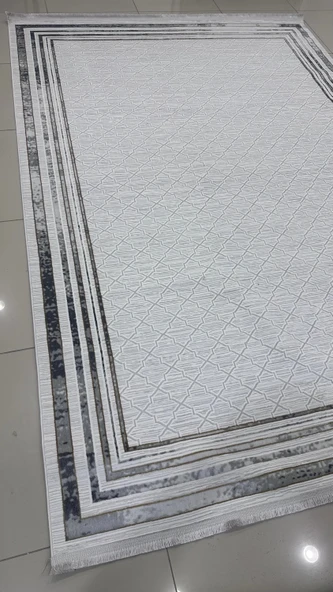 Safyün Halı Kadife KF466 Gri 200 x 290 ürün görseli 1