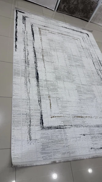 Safyün Halı Kadife KF423 Gri 200 x 290 ürün görseli 1