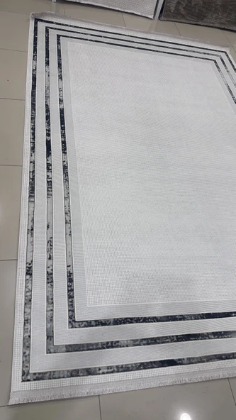 Safyün Halı Kadife KF452 Gri 200 x 290 ürün görseli 1