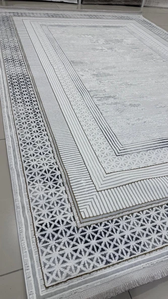 Safyün Halı Kadife KF463 Gri 200 x 290 ürün görseli 1