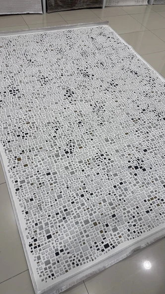 Safyün Halı Kadife KF443 Gri 200 x 290 ürün görseli 1