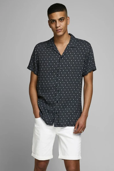 JACK JONES Erkek BEYAZ ORIGINAL SHORT MID 12165892 ürün görseli 1