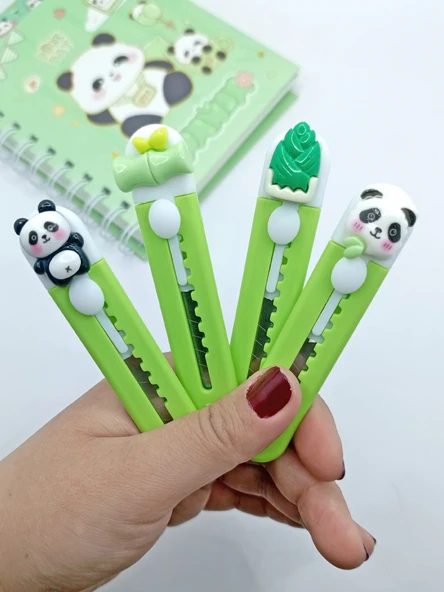 Mini Şekilli Falçata Maket Bıçağı - Bambu Yaprağı - Resim 3