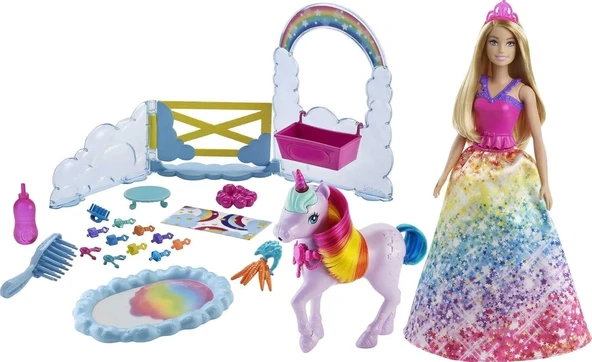 Barbie Dreamtopia Bebek ve Tek Boynuzlu At GTG01 ürün görseli 1