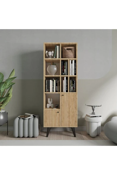 FUHO Kyoto Kitaplık Safir Meşe ürün görseli 1