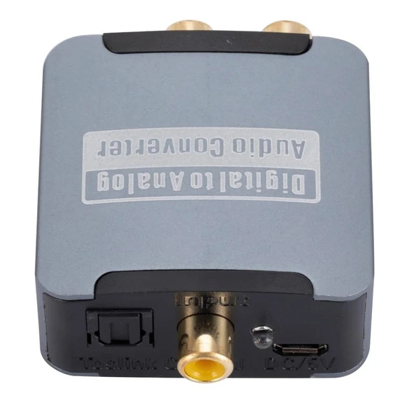 Dijitalden Analog’a Ses Dönüştürücü | 192KHz DAC | Optik & Koaksiyel Giriş | RCA + 3.5mm Çıkış ürün görseli 1