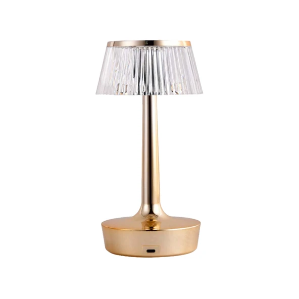 CATA CT-8434 Rio Şarjlı Dokunmatik Masa Lambası Gold Dimmerli 3 Renk Ayarlı LED Ofis & Çalışma Lambası ürün görseli 1