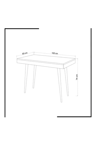 FUHO Flora Çalışma Masası - Resim 5