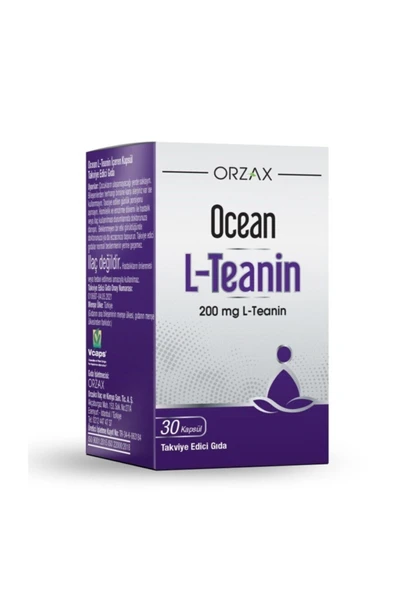 Orzax Ocean L-Teanin 200 mg 30 Kapsül ürün görseli 1