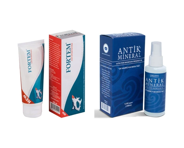 Ağrı Kesici Krem Fortem + Antik Mineral Magnezyum Yağı 100 ml ürün görseli 1