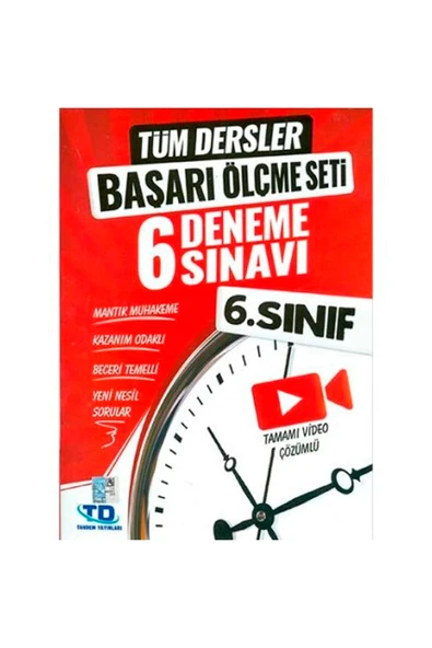 TANDEM 6.SINIF TÜM DERSLER 6 DENEME SINAVI ürün görseli 1