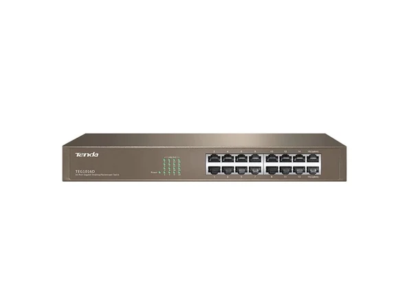 TENDA TEG1016D 16GE Port Switch ürün görseli 1