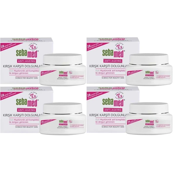 Sebamed Kırışık Karşıtı Dolgunlaştırıcı Antı-Ageıng Krem 50ML (4 Lü Set) ürün görseli 1