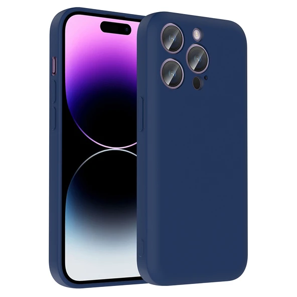 Apple iPhone 14 Pro Kılıf Kamera Korumalı Kartlık Hazneli Zore Vitra Kapak ürün görseli 1
