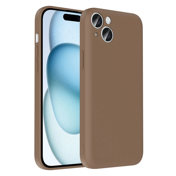Apple iPhone 15 Kılıf Kamera Korumalı Kartlık Hazneli Zore Vitra Kapak ürün görseli 1