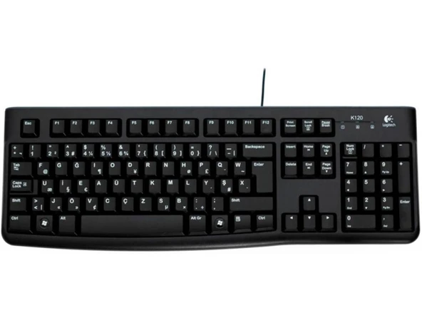 Logitech 920-004163 K120 F Usb Siyah Kablolu Klavye ürün görseli 1