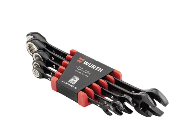 Würth Düz Yıldız Cırcırlı Anahtar Seti (5 Parça) Reinhold Würth imzalı ürün görseli 1
