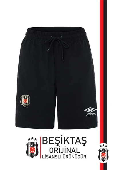 Beşiktaş Orijinal Lisanslı Umbro Lastikli Spor Şort ürün görseli 1
