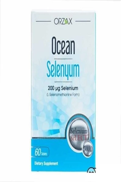 Orzax Ocean Selenyum 200 Mcg 60 Tablet ürün görseli 1