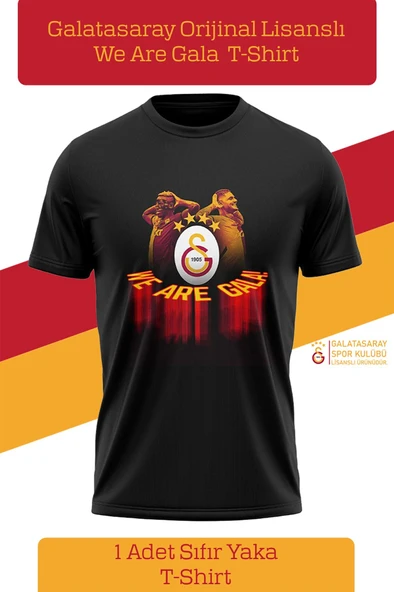 Galatasaray Orijinal Lisanslı We Are Gala T-Shirt ürün görseli 1