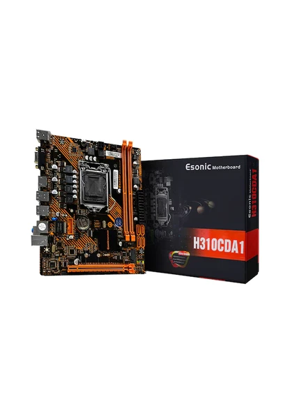 Esonic H310CDA1 Intel H310 2133 MHz DDR4 Soket LGA1151 mATX Anakart ürün görseli 1