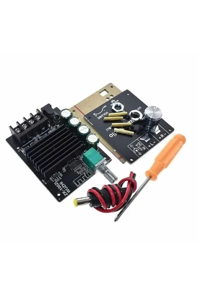 Zk-1002l 2x100w Mini Bluetooth 5.0 Kablosuz Stereo Amfi Devresi - Resim 2
