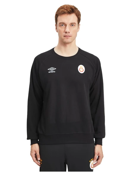 Galatasaray Orijinal Lisanslı Sıfır Yaka Siyah Sweat ürün görseli 1
