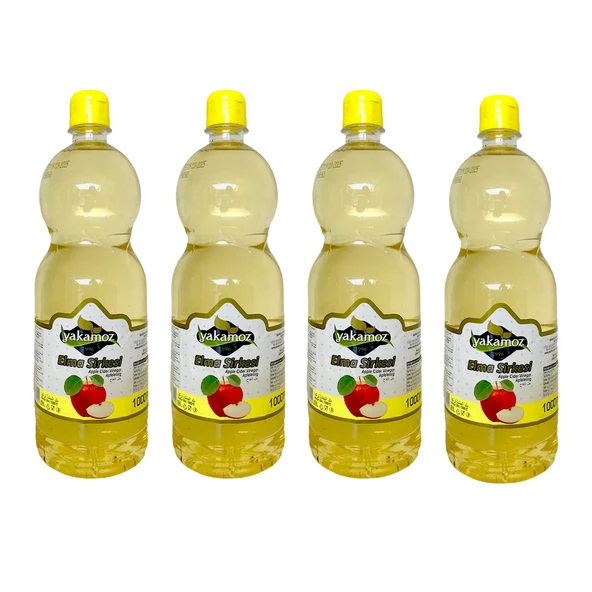 Yakamoz Elma Sirkesi 1000 ml Pet x 4 Adet ürün görseli 1