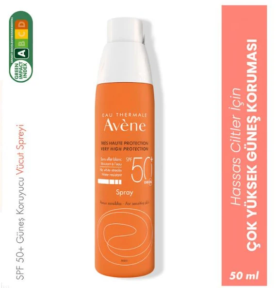 Avene Spray SPF50+ Güneş Spreyi 200ml ürün görseli 1