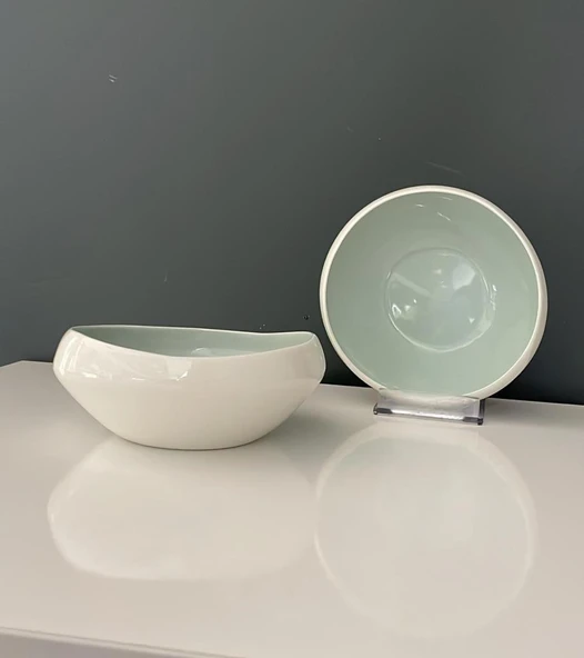 TANTİTONİ SKY MAVİ PORSELEN 2 Lİ KASE SETİ 14,4 CM ürün görseli 1