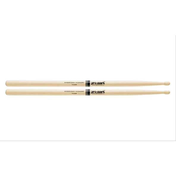 Pro-Mark Tx2bw Baget 2b Hickory Wood Tip - Resim 3